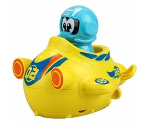 SilverLit Tooko My First Submarine, Funny Toddler Bath Toy, Activates When It Touches Water, Revving Engine and Funny Sounds, Sprays Water for Splash Time, Children 2+