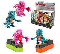 Silverlit YCOO Biopod Kombat Duo Pack - 2 Electronic Sound and Light Creatures to Build and Collect - Pink and Green - Children's Toy from 5 Years