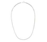 Silverly 925 Silver Herringbone Chain Necklace for Women 45cm - 2.5mm Sterling Silver Simple Flat Snake Chain for Layering - Minimalist Chains - Sl legant Jewellery for Everyday Wear
