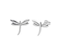 Silverly 925 Sterling Silver Dragonfly Stud Earrings for Women - Dainty Nature-Inspired Insect Studs - Boho Hypoallergenic Animal Jewellery - Gift for Nature Lovers
