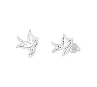 Silverly 925 Sterling Silver Open Swallow Bird Stud Earrings for Women - Cute Dove Studs - Minimalist Dainty Animal Earrings - Hypoallergenic Nature-Inspired Jewellery - Gift for Her