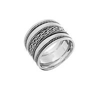 Silverly 925 Sterling Silver Thumb Rings for Women - Wide Celtic Men's Rings Rope Design - Barrel Braided Twist Thumb Ring - Engagement Rings for Her - Wedding Rings His and Hers