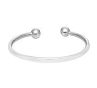 Silverly Classic Identity 925 Sterling Silver Torque Bangle - Thick Solid Silver Bracelet for Men and Women - Adjustable Engravable Father's Day Bracelet - Men's Bracelets for Dad