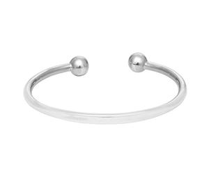 Silverly Classic Identity 925 Sterling Silver Torque Bangle - Thick Solid Silver Bracelet for Men and Women - Adjustable Engravable Father's Day Bracelet - Men's Bracelets for Dad