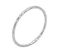 Silverly Sterling Silver Diamond Cut Stacking Ring for Women - Sparkly Faceted Thin Band Promise Rings - Minimalist Stackable Band With a Shimmering Finish - Simple Elegant 925 Silver Gift