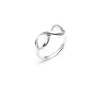 Silverly Sterling Silver Infinity Symbol Ring for Women - Twisted Figure 8 Ring in 925 Silver - Simple Elegant Promise Rings With Slim Band - Symbolic Friendship Gift - Minimalist Jewellery