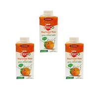 Silvermill KiCO King Coconut Water with Green Coconut Water 3X200ml - 100% Natural Hydrating Drink from Sri Lanka - No Added Sugar, Preservatives or Flavours