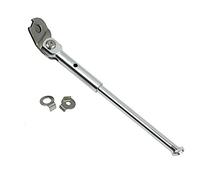 Silverock Alloy Bike Kickstand for Brompton 16" 349 Parking Stand Bicycle 3sixty Trifold Rear Axle Side Standaard Kick Stand (silver)