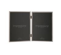 Silverplated Double Photo Frame - 5" x 7"