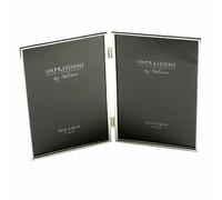 Silverplated Double Photo Frame 5x7" NEW in Gift Box