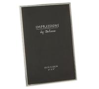 Silverplated Oblong Thin Modern Stylish Photo Frame 6"x9"