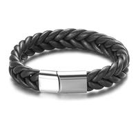 Silverso Men's Cool Daily Wear Bracelet - Stainless Steel Clasp, Stylish & Durable | Ideal Birthday/Thanksgiving Gift for Dad, Son, Boyfriend, My Man, 7.8'' to 9'', Stainless Steel, no gemstone