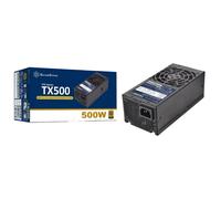 Silverstone 500W PSU TX500 TFX Series 80+ Gold PC Low Noise Power Supply