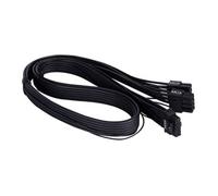Silverstone 2 x EPS 8Pin (PSU) to 12+4Pin (GPU) 12VHPWR PCIe Gen5 Cabl