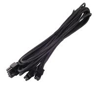 Silverstone EPS/ATX 8Pin (4+4) Black Sleeved Cable 75cm