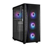 SilverStone FARA B1 PRO, ARGB lighting tempered glass mid tower ATX chassis, SST-FAB1B-PRO