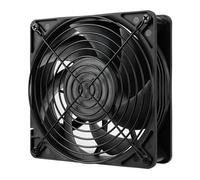 140mm SilverStone FHS 140X, Black, 7 Blade, High Performance, Industrial, Single