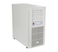 SilverStone FLP02 Retro Inspired ATX Mid Tower PC Case with Tempered Glass, USB-C Front I/O & Modern Hardware Support - Vintage Beige - SST-FLP02W