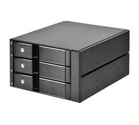 Silverstone FS303-12G Two 5.25" Bay to Three 3.5" SAS-12G / SATA 6Gbit/s trayless hot-swap cage, SST-FS303B-12G