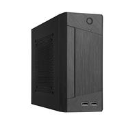 SilverStone Milo 10, Mini-ITX HTPC Case, Interchangeable Front Panel and Top Cover 2.8L or 3.7L, VESA Mount Included, USB 3.0 x 2, SST-ML10B