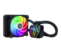 SilverStone Sst-PF120-Argb - Permafrost Premium Water Cooler, Single Adjustable 120mm PWM, Argb, Intel/AMD