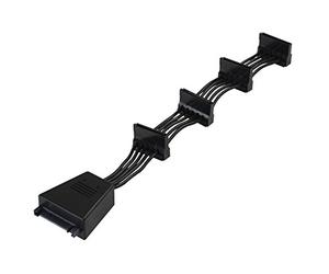 SilverStone SST-CP06 - One to Four SATA Connectors Adapter Cable, two 2200µF capacitors