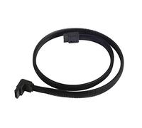 SilverStone SST-CP08 - SATA III 6 Gbps Cable, 90°, metal-less locking design, metalic cable layer, 50cm