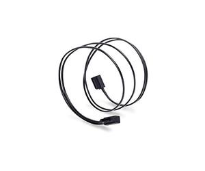 SilverStone SST-CP11-500 - Ultra Thin SATA III 6 Gbps Cable, laterial 90° angled, super low profile connectors, 50cm