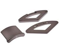 SilverStone SST-EBA02C - Premium Aluminium Wall-Mounted Headphone Headset Hanger, charcoal