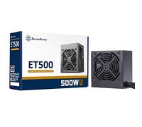 SilverStone SST-ET500-B - Strider Essential Series, 500W 80 Plus Bronze ATX PC Power Supply, Low Noise 120mm, PCI-E 8pin & 6pin support
