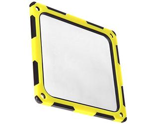 SilverStone SST-FF123BY - 120mm Ultra Fine Fan Dust Filter, up to 4dBA noise reduction, black yellow
