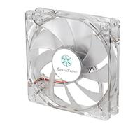 SilverStone SST-FN121-P-RL - FN Series Computer Case Cooling Fan 120mm, Low Noise, High Airflow, 9-bladed, 4x red LEDs