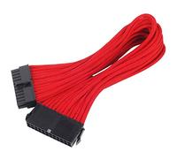 SilverStone SST-PP07-MBR - 30cm Motherboard 24pin to 24pin Sleeved Extention Cable, red
