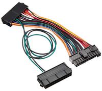 SilverStone SST-PP10 - Power supply adapter cable, dual 24-pin socket + single 24-pin plug, for the operation of two power supplies