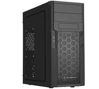 SilverStone SST-PS13B - Precision Midi Tower ATX Silent Computer Case, with Window, black