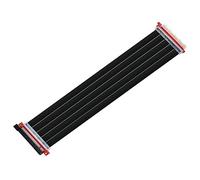 SilverStone SST-RC04B-400 - Premium PCI-E x16 Gen 3.0 Flexible Riser Ribbon Cable, EMI shielding, 40cm