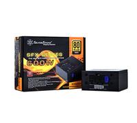 SilverStone SST-SX600-G v 1.1 - SFX Series, 600W 80 Plus Gold PC Power Supply, Low Noise 80mm, 100% modular
