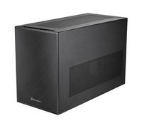 SilverStone SUGO 17, Black, Compact Micro-ATX Chassis, 360mm Radiator Support, 2