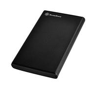 SilverStone Technology 2.5" 9.5mm Thick Hard Drive/SSD Enclosure with USB 3.0 Type-A Adapter up to 5Gbps Transfer Rate in Premium Aluminum TS13B