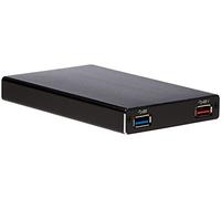 SilverStone Technology 2.5" Hard Drive/SSD Enclosure with USB 3.1 Gen 1 Type-C Port, Power Delivery up to 60 Watts, and USB Type-A Hub TS15B
