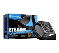 SilverStone Technology 550 Watt 80 Plus Bronze ATX PSU with Flat Black Cables ET550-B Power Supply ET550-B