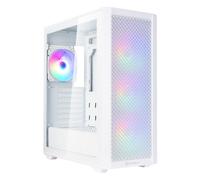 SilverStone Technology FARA 515XR Experience Outstanding Airflow: ATX Mid-Tower Case with Support for Two Coolers and Stunning Rainbow Lighting, White, SST-FA515XR-WG