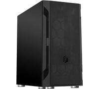 SilverStone Technology FARA H1M, Black, steel panel, Stylish and distinct Micro-ATX gaming chassis, SST-FAH1MB