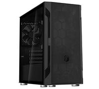 SilverStone Technology FARA H1M Tempered Glass, Black, Mid-Tower Micro-ATX Case with Mini-DTX and Mini-ITX Support, SST-FAH1MB-G