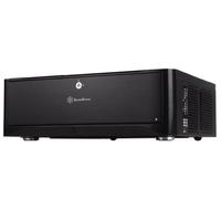 SilverStone Technology HTPC Case with Aluminum Front Panel Micro-Atx, 2X Hot-Swap Drive Bays, 3x120mm Golf Bladed Fan, USB 3.0 X2 In Black GD06B-USA