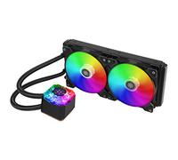 SilverStone Technology - IceGem 280-280mm high cooling performance ARGB All-In-One liquid cooler with 2 x 140mm ARGB fans