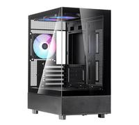 SilverStone Lucid 04 Tempered Glass Black Micro-ATX Case