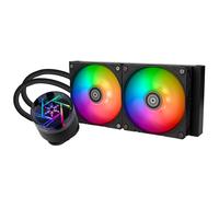 SilverStone Technology NovaPeak 240 ARGB All-in-one Liquid Cooler with ARGB Lighting Effects, SST-NP240-ARGB