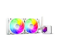 SilverStone Technology PF240W-ARGB, White, PermaFrost, AIO, 240mm, PWM, ARGB, Intel/AMD, SST-PF240W-ARGB