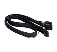 SilverStone Technology PP14-EPS Dual EPS 8 pin (PSU) to 12+4 pin (GPU) 12VHPWR PCIe Gen5 Cable 3rd Gen PSUs, SST-PP14-EPS